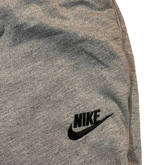 Nike Youth Boy Size Large Dark Gray Joggers Black Nike Logo - Picture 1 of 6